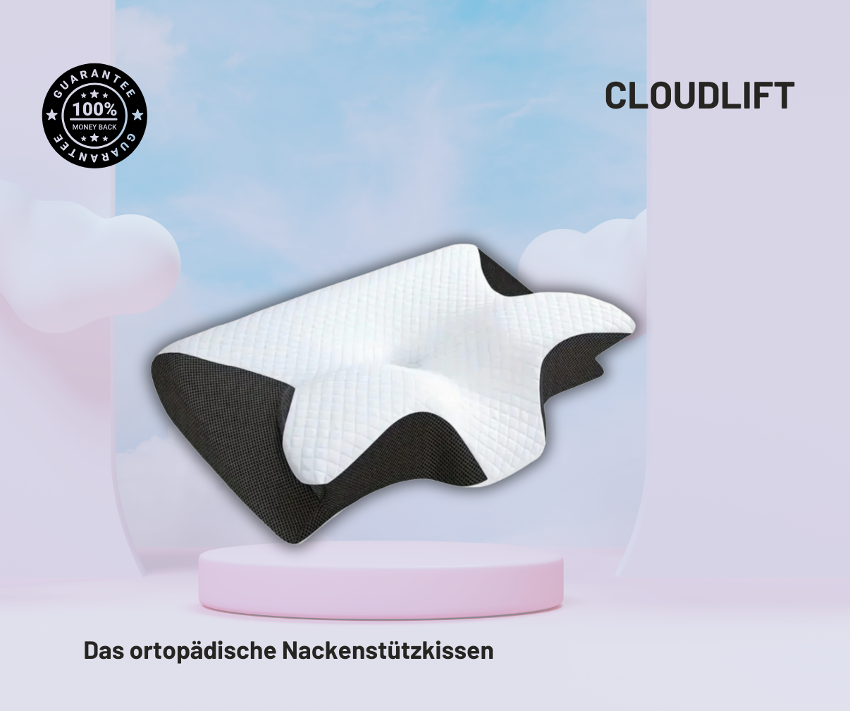 CloudLift- Das ortopädische Nackenstützkissen