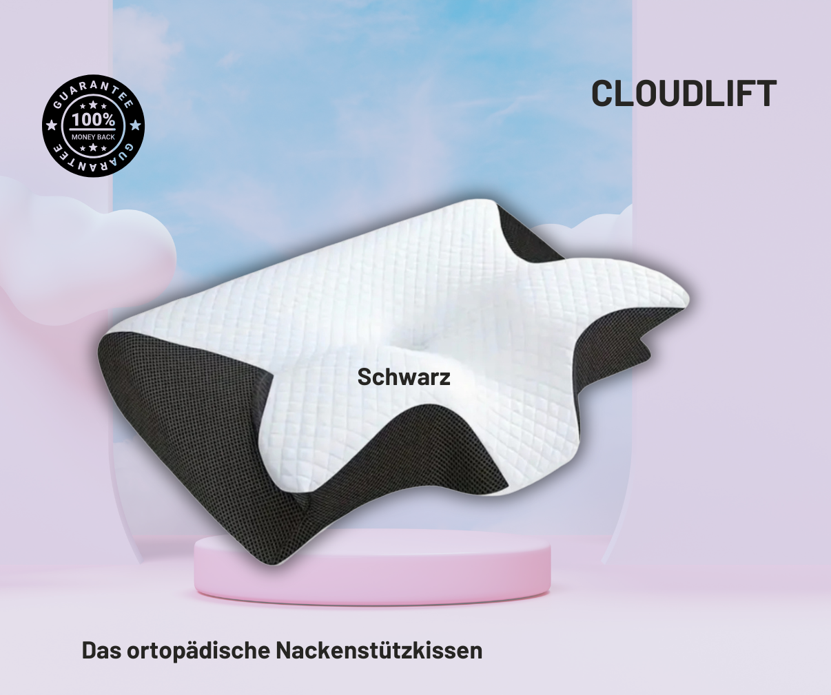 CloudLift- Das ortopädische Nackenstützkissen